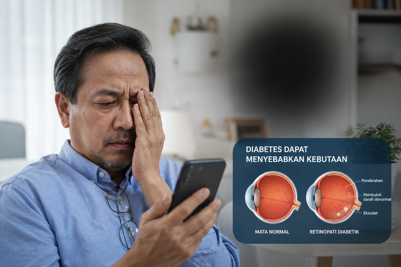 Apakah Diabetes Bisa Menyebabkan Kebutaan? Kenali Tanda-Tandanya Sebelum Terlambat